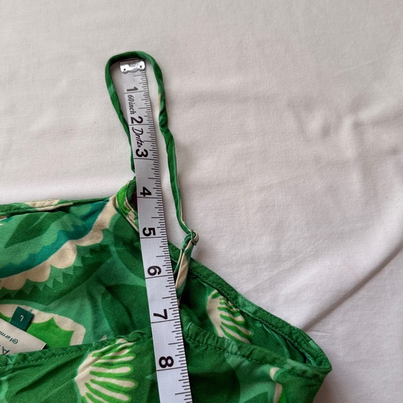 FARM Rio Green and Cream Patterned Midi Dress - Picture 11 of 14